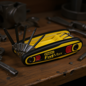 Juego de llaves hexagonales Stanley FatMax de 8 piezas con mecanismo de bloqueo para trabajos de precisión - Product Image 3