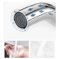 Ensemble de douche thermostatique avec noyau de valve en céramique, jet de pulvérisation moderne, robinet de salle de bain mural noir pour usage hôtelier