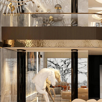 Design d'intérieur de luxe Rendu 3D Services de conception architecturale extérieure Conception de documents de construction pour appartement villa