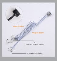Shinechip LED bande lumière tactile capteur gradateur DC5V-24V armoire contrôle commutateurs inductifs Compatible pour câble Dupont
