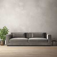 Ensemble de canapés confortables de haute qualité pour l'intérieur, meubles de maison, design luxueux, canapés en forme de L, en forme ronde