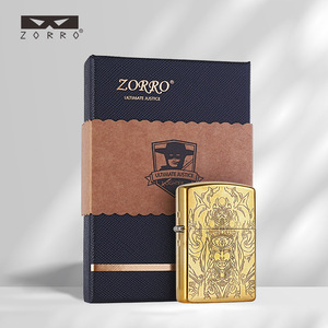 ZORRO/Zorro Z91 DIY-083 Briquet à pétrole en laiton blanc Crane <span class=keywords><strong>Boy</strong></span> coupe-vent haut de gamme, best-seller TikTok/Kuaishou - Product Image 4