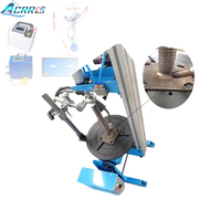Positionneur de soudage rotatif pneumatique à trou traversant 170 mm 90 degrés, avec pédale de commande au pied et réservoir de stockage 220V 100 kg