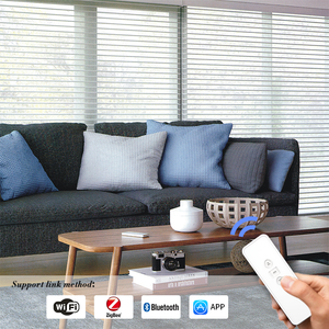 Tirai jendela bayangan Shangri La dekorasi dalam ruangan poliester kain Blackout kustom gaya baru - Product Image 2