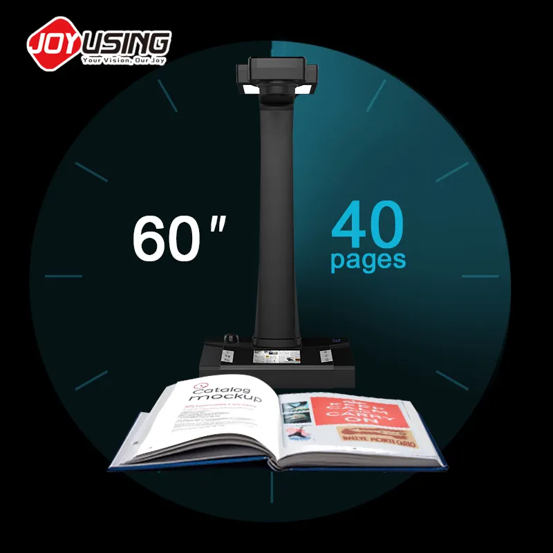 Joyuse V160Pro 18MP OCR Cuốn Sách Scanner Full HD Thông Minh Visualizer Công Nghệ Tiên Tiến Âm Thanh Hệ Thống Trực Quan Tích Hợp