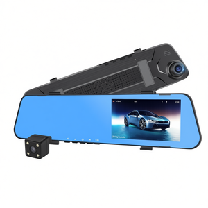 Enregistreur vidéo HD 1080P pour voiture, double caméra embarquée avec rétroviseur, caméra avant et arrière - Product Image 1