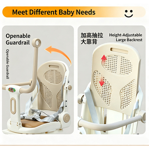 Siège arrière de vélo <span class=keywords><strong>inclinable</strong></span> avec lumière et musique, selle en plastique pour enfants et nourrissons - Product Image 3