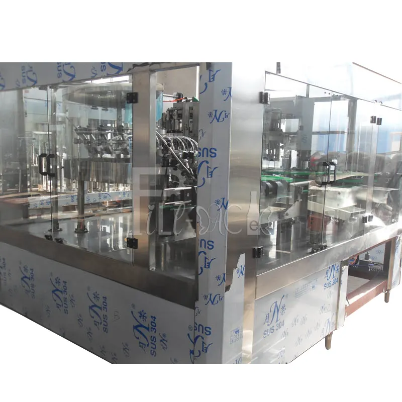 PETプラスチックガラス3in1モノブロックスパークリングウォーターワインボトル製造/生産機械/設備/ライン/プラント/システム