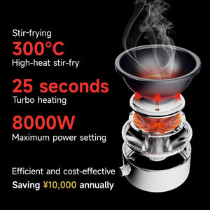 Robot de cuisine intelligent multifonctionnel AI Chef pour restaurants et cuisines domestiques, prend en charge la cuisson entièrement automatique - Product Image 2