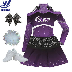 Uniformes de cheerleading personnalisés en gros, uniformes de cheerleading <span class=keywords><strong>pas</strong></span> chers, commande en gros, tenues personnalisées pour équipes de cheerleading scolaires - Product Image 3