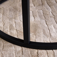 Table d'appoint circulaire en métal durable, style nordique moderne et créatif, combinaison de tables basses de luxe pour salon et mobilier de maison