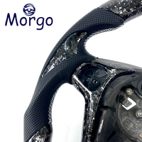 Volant personnalisé en fibre de carbone forgée blanche pour Ford Fiesta Mk7 Mk7.5 2010-2016