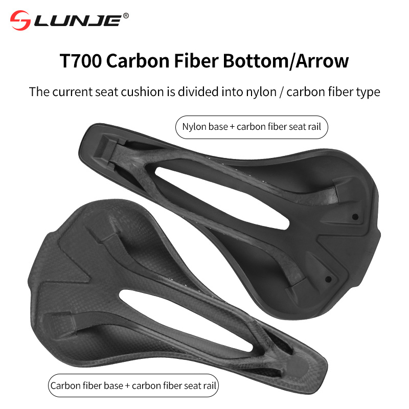 LUNJE 3Dプリントサドル Amazon | 超軽量全カーボンT800自転車3D透かし彫りプリント