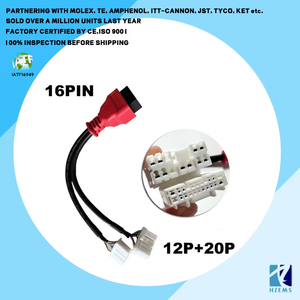 9ピントラックプラグ診断テストケーブルJ1939-9pinオープンワイヤPTFE断熱材付き電子自動車機械用途 - Product Image 3