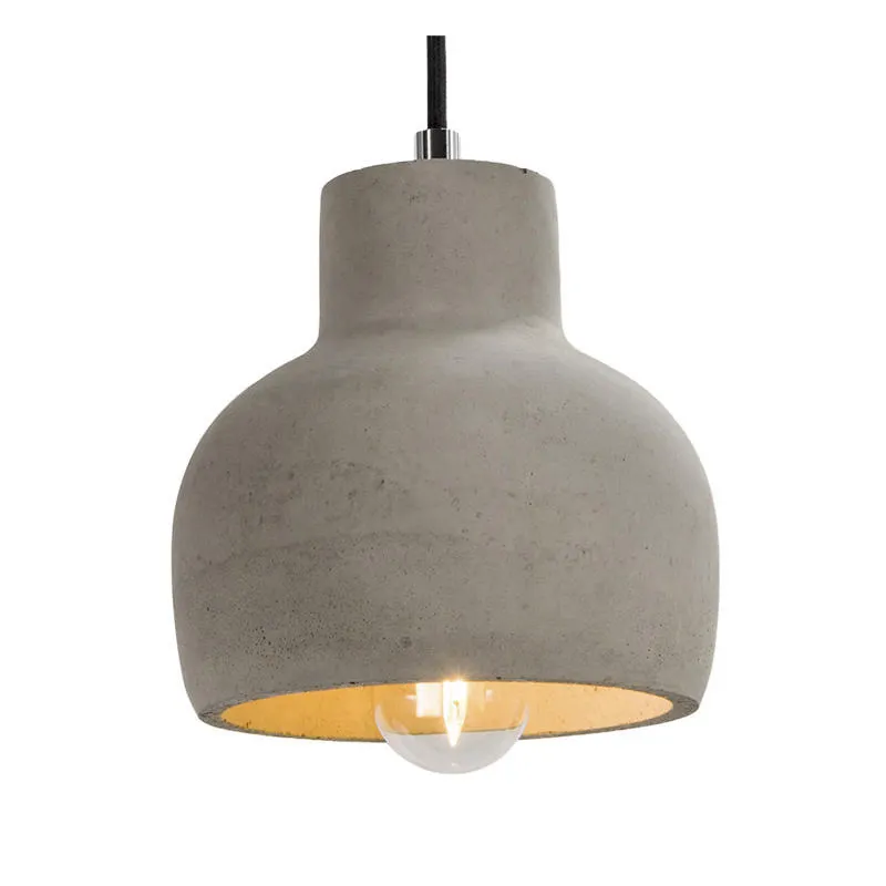 Industrielle Retro Cement Single Pendel leuchte E27 E26 Sockel für Esszimmer Küche Restaurant Dekor Beton hängende Kronleuchter Lampe