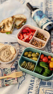 Loncheras Bento de Silicona de Grado Alimenticio de Alta Calidad DZ, Aptas para Microondas, con 3 Compartimentos, Contenedor de Almuerzo Portátil para Niños y Recién Nacidos - Product Image 4