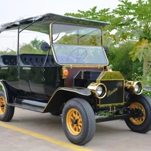 รถยนต์ไฟฟ้าท่องเที่ยวสไตล์วินเทจ HKBG 2025 แบตเตอรี่ตะกั่วกรด-ความจุสูง (>8 ที่นั่ง) ระยะทางไกล (50-70 กม.) สำหรับสวนสนุก - Product Image 2