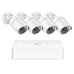 KIT de cámara CCTV Bullet AHD, 1MP, 2MP, 5mp, h.264, 4 canales, dvr, combo
