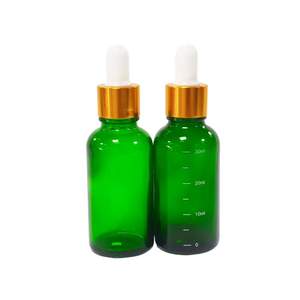 Flacons compte-gouttes personnalisés de 1oz 2oz avec boîte Flacon compte-gouttes d'huile de luxe <span class=keywords><strong>Esence</strong></span> en verre à fond épais - Product Image 2