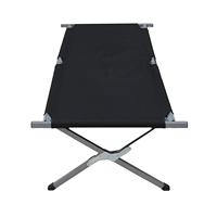 Lit pliant portable en aluminium et métal de haute qualité lit de camping pliant