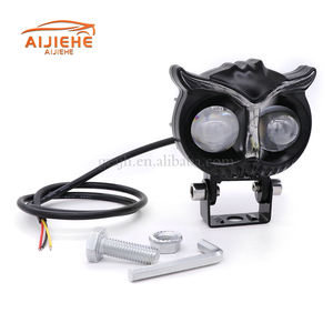 Nouveau projecteur de hibou de véhicule électrique de <span class=keywords><strong>moto</strong></span> de LED transfrontalière jaune blanc modifié phare de <span class=keywords><strong>faisceau</strong></span> lointain pour la Position avant - Product Image 5