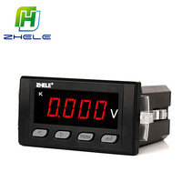 Voltmeter Digital Fase Tunggal 0-500v Alat Pengukur Tegangan AC/DC 48*96MM