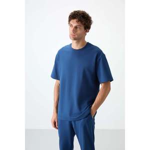 Ensemble de survêtement pour homme en coton épais, doux et texturé, coupe ample, basique - 85251 - Parliament/parliament - Product Image 6