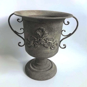 Decorwellarts Vaso per Fiori in Metallo Verniciato a Polvere di Alta Qualità, Durevole ed Ecologico, Stile Vintage per Casa e <span class=keywords><strong>Giardino</strong></span> - Product Image 4