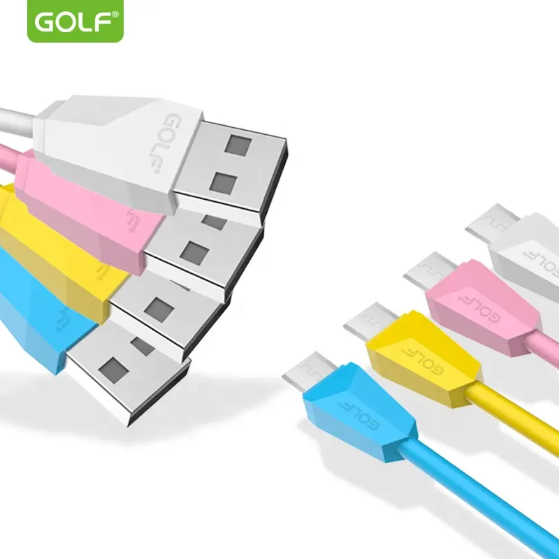GOLF — câble micro USB vers USB, design diamant, prise en charge <span class=keywords><strong>de</strong></span> charge et <span class=keywords><strong>de</strong></span> transfert <span class=keywords><strong>de</strong></span> données, prix usine
