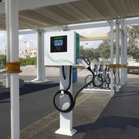 Station de charge EV murale rapide 20kW 30kW 40kW Fonction RFID Chademo Standard IP55 Classe OCPP1.6 GBT CCS pour la charge DC EV