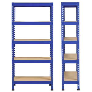 Nhà máy cung cấp <span class=keywords><strong>5</strong></span> lớp kim loại Kho Giá chống gỉ đinh tán kệ với ánh sáng tải công suất thép và sắt cho nhà để xe - Product Image 2