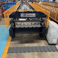 Machine de formage de tôles trapézoïdales entièrement automatique à grande vitesse, production d'usine de haute précision en acier