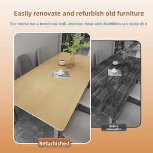 Papel Tapiz Autoadhesivo de PVC con Textura de Madera Artificial de Alta Calidad, Adhesivos para Renovación de Mesas, Impermeables y Resistentes a la Humedad, para Muebles - Product Image 6