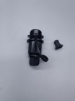 Adaptador Óptico Reforzado y Resistente al Agua FTTA IP68 para Exteriores, Mini SC MPO, Conector SC/APC, 1 Puerto, Negro