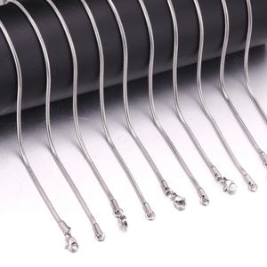 Collier chaîne en acier inoxydable, design de bijoux pour femmes minces, design de chaîne - Product Image 5