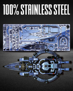 Rompecabezas Metálico 3D Piececool, Serie El Problema <span class=keywords><strong>de</strong></span> <span class=keywords><strong>los</strong></span> <span class=keywords><strong>Tres</strong></span> <span class=keywords><strong>Cuerpos</strong></span>, Nave Espacial <span class=keywords><strong>de</strong></span> Ciencia Ficción, Modelo DIY, Regalo Tradicional para Adultos y Niños - Product Image 2