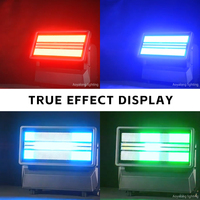Luz Estroboscópica Móvil LED IP65 Resistente al Agua, Doble Tubo, 1500W, Blanco Frío RGB DMX RDM, para Eventos y Conciertos al Aire Libre