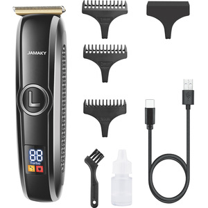 Cortadora de Pelo Eléctrica JAMAKY Recargable con Pantalla LCD y Longitud Ajustable para Uso Doméstico - Product Image 1