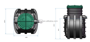 Équipement de traitement des eaux usées domestiques à petite échelle, capacité de traitement de 500 L/jour pour les foyers - Product Image 3