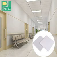Plafonds modernes en aluminium à clipser pour bureaux, panneaux métalliques décoratifs 600x600, 300x300/300x600/300x1200/400x400/500x500mm
