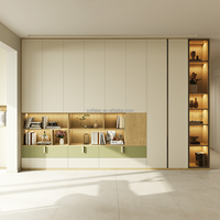 Meuble TV mural moderne et contemporain en bois massif durable, design personnalisable, pour salon, mobilier de maison de luxe