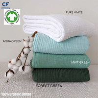Kain Katun Organik 100% Tenun/Rajut Grosir, Tekstil Ramah Lingkungan Khusus untuk Kaos, Piyama & Tekstil Rumah