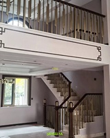 CAROLA Poteau d'escalier moderne en laiton de haute qualité, décoratif pour villa/terrasse, balustrade, main courante, bronze/noir/or K