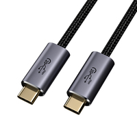 USB3.2 100W USB C vers USB C câble de charge et de synchronisation 0.5m 1m 1.5m 2m 3m 5A câble de données de chargeur rapide