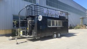 รถขายอาหารเคลื่อนที่แบบใช้ได้สองทางสำหรับร้านกาแฟและเบเกอรี่พร้อมไก่ทอดรถขายอาหารมือ<span class=keywords><strong>สอง</strong></span> - Product Image 2