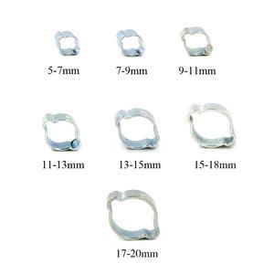 Colliers <span class=keywords><strong>de</strong></span> <span class=keywords><strong>serrage</strong></span> <span class=keywords><strong>à</strong></span> double <span class=keywords><strong>oreille</strong></span> fixes professionnels en acier inoxydable 100 pièces/approvisionnement ponctuel <span class=keywords><strong>de</strong></span> sac - Product Image 5