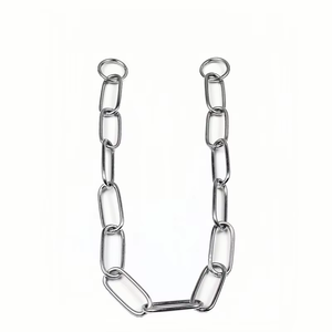 Хромированный металлический ошейник для собак - Product Image 1