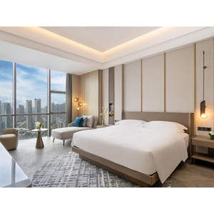 Kit de muebles modernos para apartamento y dormitorio de hotel Fabricación de muebles Muebles con acabado en madera Juego de dormitorio de hotel - Product Image 4