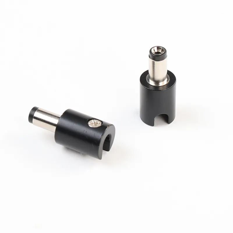 Compact Guitar Accessory 5.5x2.1mm DC Cable Right Angle 5521 Solderless Power Plug Connector