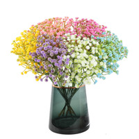 Décorations de mariage en gypsophile artificiel, bouquets faits main en soie gel douce, à tige unique, toucher hydratant, en plastique imprimé en 3D